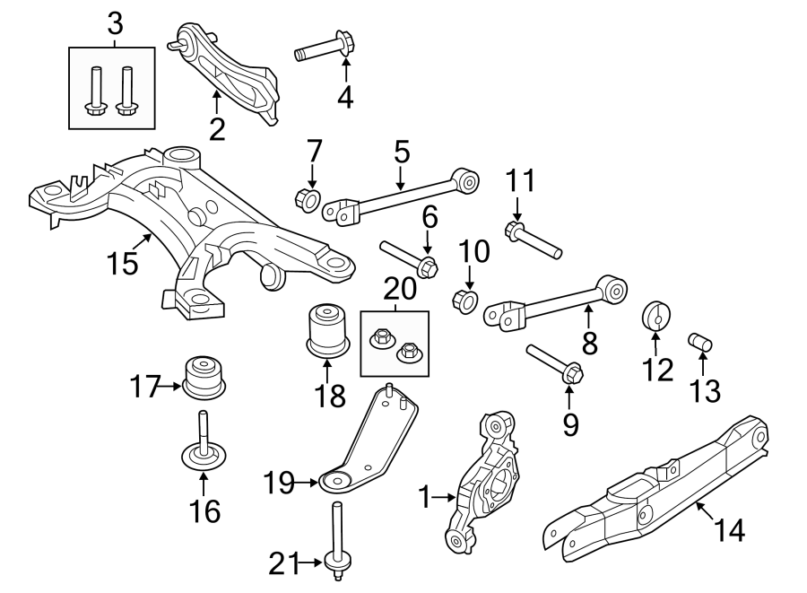 2015 Chrysler 200 Bolt. Arm. Lateral. Link. Mount 6508486AA